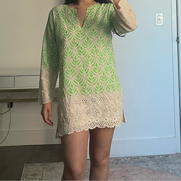 Roller Rabbit Cotton Beach Cover Up Dress Size Small - Picture 4 of 5